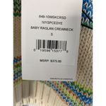 RE/DONE $375 NWT BABY RAGLAN CREWNECK IVORY SPACE DYE SZ SMALL Photo 4