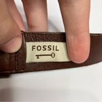 Fossil  studded genuine leather belt size medium Photo 1