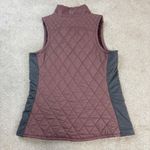 Noble Outfitters Warmup Quilted Diamond Puffer Vest Pink Gray Size M Size M Photo 1