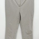 Theory  Classic Skinny Ankle Pants Glen Plaid Yellow Gray Brown Women's Size 6 Photo 0