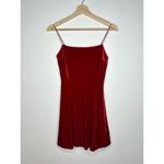 Urban Outfitters Red Velvet Mini Dress S NWT Photo 1