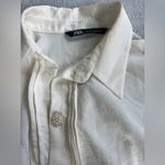 ZARA  Pearl Detail Buttondown Blouse Photo 1