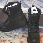 The ORIGINAL MUCK BOOT COMPANY Women's Liberty Wedge Black Leather NWT Size 5 Photo 0