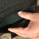 BVLGARI  canvas / leather long trifold wallet black Photo 8