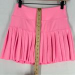 Kyodan Bright Neon Pink Pleated Mini Skirt Skort Pull-On Stretch Tennis Size S Photo 7