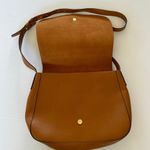 Gap crossbody Vegan leather adjustable strap purse saddle bag brown Photo 6