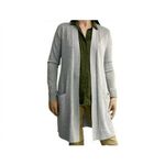 Olive Open Front Cardigan by Adrienne Vittadini Green Size L Photo 7