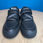 Karl Lagerfeld New!  Kup Strap Black Leather Sneakers Dad Shoes Women’s Size 9 Photo 5