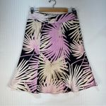 Gap Stretch Tropical Print A-Line Skirt Size 4 Lightweight Cotton Y2K Cowgirl Photo 0