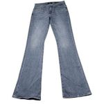 7 For All Mankind Jeans Gray Italian Fabric Stretch Bootcut Women's Size 28 Photo 0