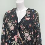 H&M GP & J Barker x  sheer button down floral bird print dress 12 Photo 1
