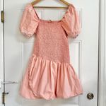 Love Shack Fancy  Ava Puff Sleeve Smocked Dress Photo 5