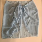 Zuliana Light Blue Sarong Tie Skirt. New With Tags. Made in USA Size undefined Photo 0