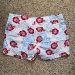 OP Vintage  cotton floral summer beach swim shorts medium Photo 5