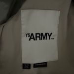Yves Salomon YS Army Silver Lined Utility Parka with Removable Fur Trim Hood Size 2 Photo 14