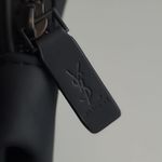 YSL  MYSLF PARFUMS BLACK RUBBER TRAVEL COSMETICS POUCH NEW Photo 2