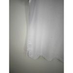 FootJoy  Polo Shirt Women Medium White V-Neck Golf Pickleball Collar Preppy Photo 3