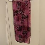 Red Purple & Pink Animal & Floral Print Scarf Photo 1