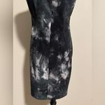 EUC AGB Black and Gray Tie Dye Sleeveless Zip Up Dress size 8 Photo 5