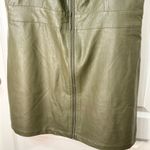 Wild Fable  Sage Faux Leather Dress Photo 2