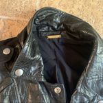 Rebecca Minkoff Leandra Leather Vest Black XS Lambskin Moto Zip Photo 4