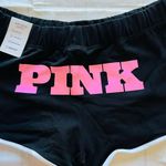PINK - Victoria's Secret PINK VICTORIA’S SECRET Soft Modal Micro Shorts Black Pink Backside Logo Comfy L Photo 6