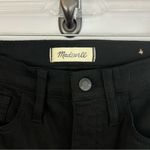 Madewell 9" Mid-Rise Skinny Velvet Tuxedo Stripe Edition Black Denim Jeans 27 Photo 6