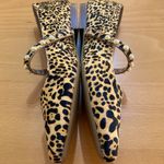 Crown & Ivy  Pearl Strap Ballerina Flats - Cheetah size 8.5 Photo 4