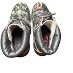 Timberland 6" Heritage Lace Up Boots Black Floral Edgy Feminine Womens Size 6 Photo 5