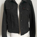 Levi's Levi’s • Cropped Classic Black Denim Jacket Photo 0
