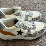 VICI White and Black Sneakers with Canvas Upper Photo 4