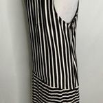 Sanctuary  Black & White Striped Sleeveless Cruise Vacay Short Dress Large Photo 3