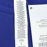 Fabletics Valencia Top Mesh Hem Performance Wear Shirt Blue Womens Large NWT Photo 4