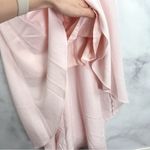 Karl Lagerfeld Pearl Crepe Sleeveless High Low Midi Maxi Gown Dress Pink 0 XS Photo 9