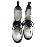 Dr. Martens  1460 AirWair Bouncing Soles Leather Iconic High Top Boots Size 10 Photo 3