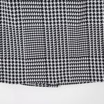Talbots Classic Black and White Houndstooth Mini Pencil Skirt Size 8 Petites Photo 3
