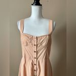 We Wore What  | Peach Harper Midi Dress Sz L Photo 2