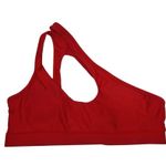 Boutique Womens One Shoulder Two Piece Red Bikini Swimsuit Photo 2