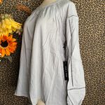 Doe & Rae ✅3/$30✅NWT  Sage Long Sleeve Boho Peasant Elastic Cuff Top | MEDIUM Photo 2