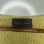 Wooden Ships  "Choose Happy" Cotton Knit Sweater M/L Photo 4