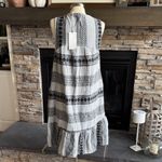 Dylan  Gray and Black Patterned Dress Photo 6