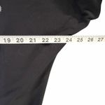 Lola Bianka Sweatshirt Large/XL Black Blue Denim Mixed Media Patchwork Y2K Glam Photo 7