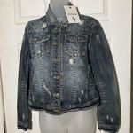 Pistola denim Jacket Distressed Size Medium NWT Pockets Rodeo western classic Photo 0