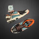 Nike New Air Zoom Vomero 5 Blue Glaze Total Orange Photo 1