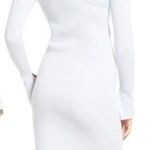 Open Edit  White Long Sleeve Sweater Dress Size S Photo 1