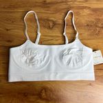 Free People  Seamless Bralette Womens Size S Adjustable Longline‎ White NWT Photo 1