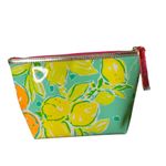 Lilly Pulitzer NEW  Estee Lauder Plastic Cosmetic Makeup Purse Clutch Bag GREEN Photo 5