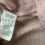 Elan women’s lilac polka dot top sleeveless turtleneck sheer size medium Photo 5