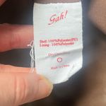 Lisa Says Gah Chocolate Brown Faux Leather Straight Leg Pants Size M/L Photo 3