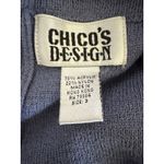 Chico's  design knit pull-on pants wrinkle-resistant Size 3 straight leg. Photo 3